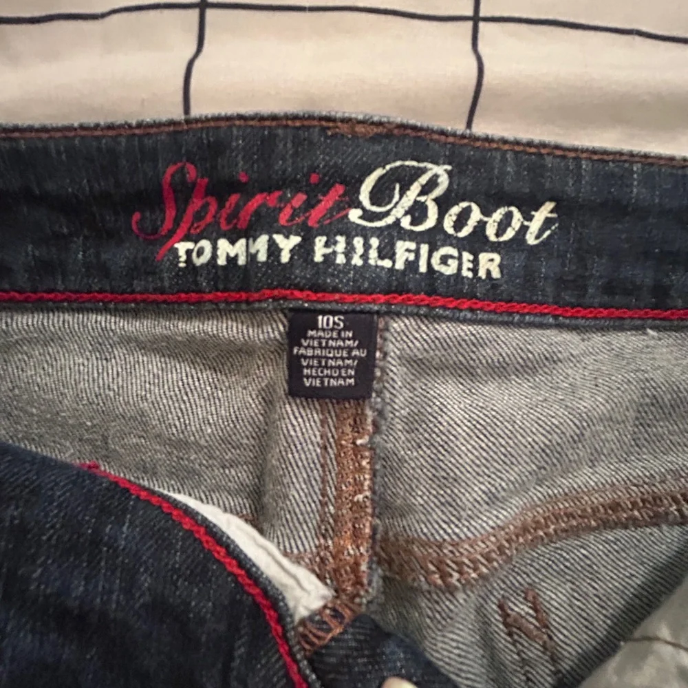 Tommy Hilfiger Dark Blue Flare Jeans spirit boot 10S - Picture 5 of 6
